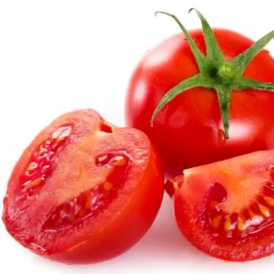 Fresh onions, garlic, tomatoes