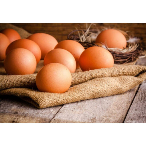 Table eggs (white/brown, graded)